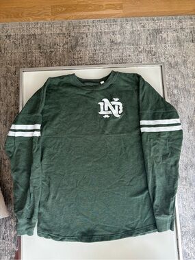 Notre Dame Green Crewneck